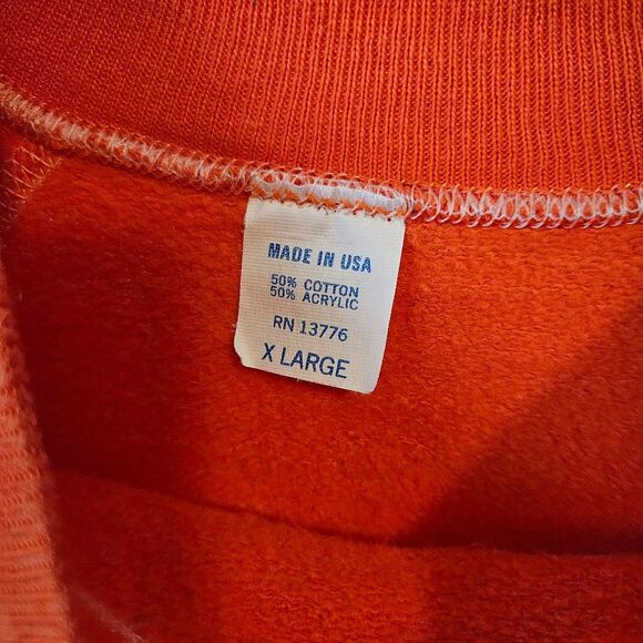 NOT AVAILABLE SOLDVintage Halloween Pumpkin Ghost Women's White & Orange - Picture 4 of 4